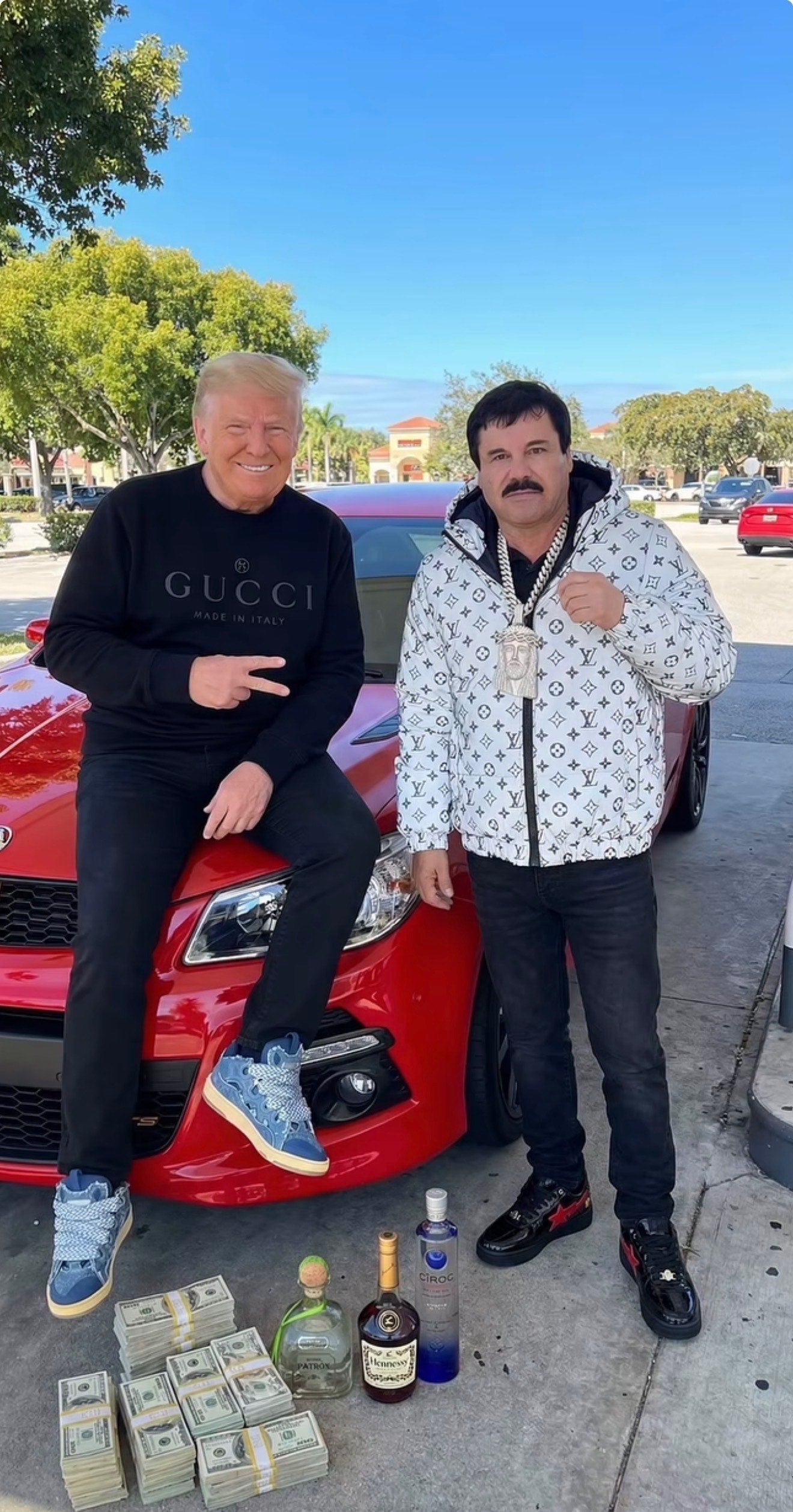 Trump and El Chapo